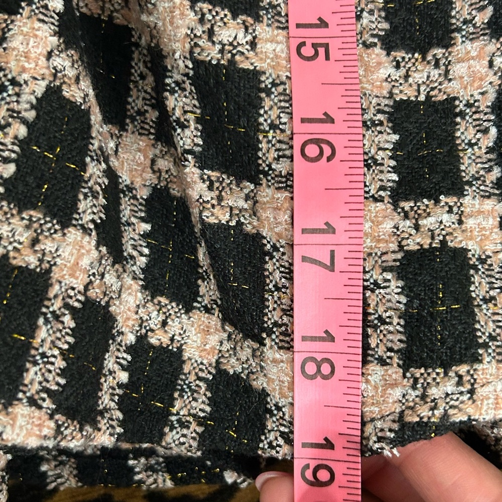 CeCe Plaid Ruffle Flounce Mini Skirt - Picture 7 of 8